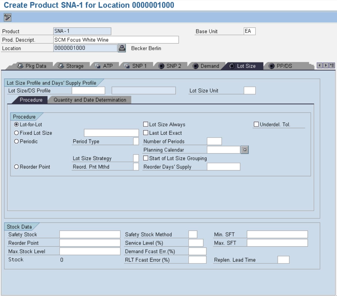 Automatically reorder inventory with reorder points and target quantities