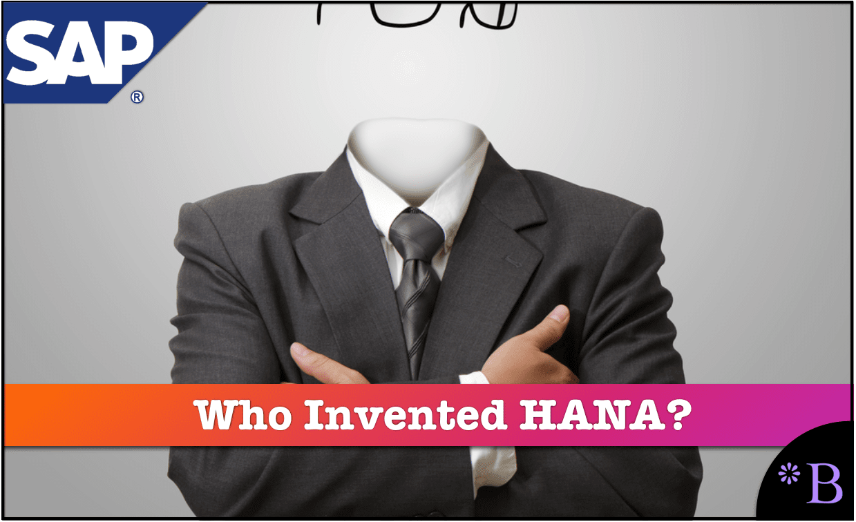 Quem inventou o SAP HANA?