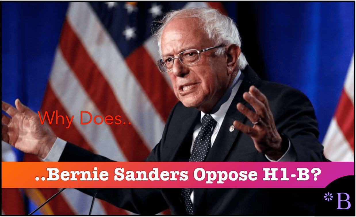 Why Bernie Sanders Opposes The H1-B Visa Program - Brightwork Research ...