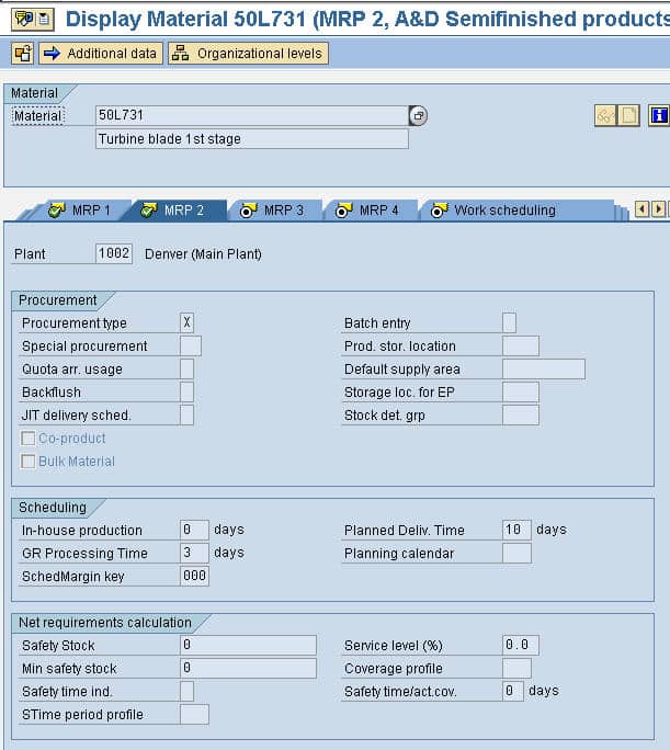 How to Understand SAP ERP Material Master MRP Tabs - Brightwork Research & Analysis